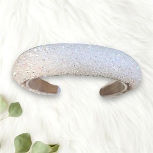 067 - Luxury Shiny White Headband